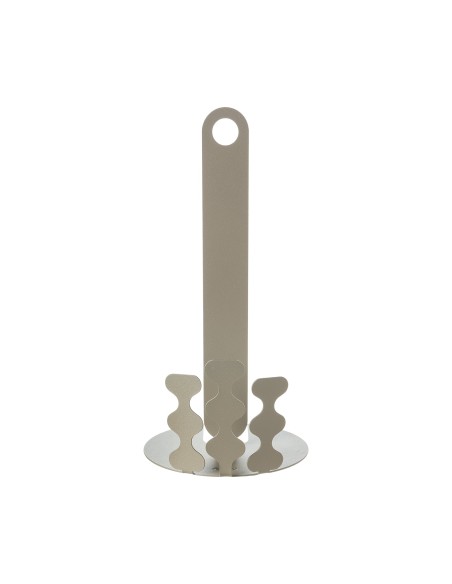 Arti & Mestieri - Porta rotolo da cucina Nori-sabbia ∅ 15 x 30 cm di altezza