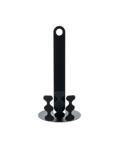 Arti & Mestieri - Porta rotolo da cucina Nori-nero-∅ 15 x 30 cm di altezza