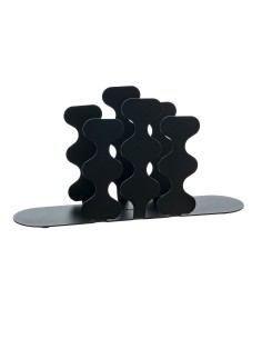 Arti & Mestieri - Portatovaglioli di design Nori verticale-nero-24 x 6 x 12 cm di altezza