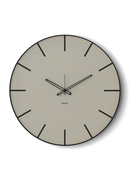 Arti & Mestieri - Orologio da parete moderno Symbol 60-nero/avorio ∅ 60 cm