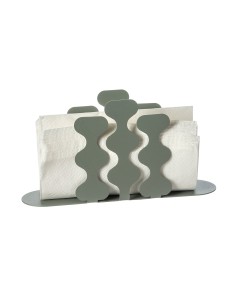 Arti & Mestieri - Portatovaglioli di design Nori verticale-sabbia 24 x 6 x 12 cm di altezza 2