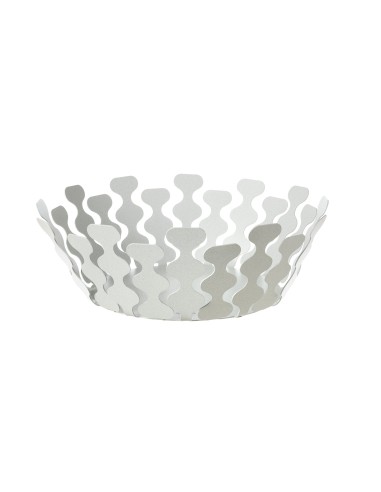 Arti & Mestieri - Centrotavola moderno Nori piccolo-bianco marmo ∅ 32 x 12,5 cm di altezza