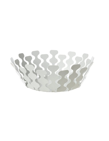 Arti & Mestieri - Centrotavola moderno Nori piccolo-bianco marmo ∅ 32 x 12,5 cm di altezza