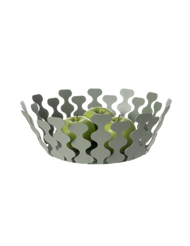 Arti & Mestieri - Centrotavola moderno Nori piccolo-bianco marmo ∅ 32 x 12,5 cm di altezza