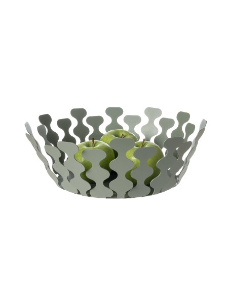 Arti & Mestieri - Centrotavola moderno Nori piccolo-bianco marmo ∅ 32 x 12,5 cm di altezza