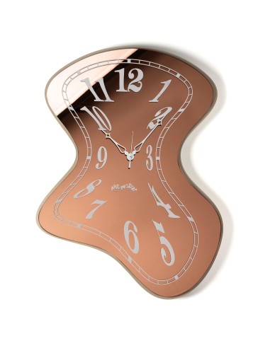 Arti & Mestieri - Orologio da parete Salvador-beige/crystal luxe ambra 51,5 x 70 cm di altezza