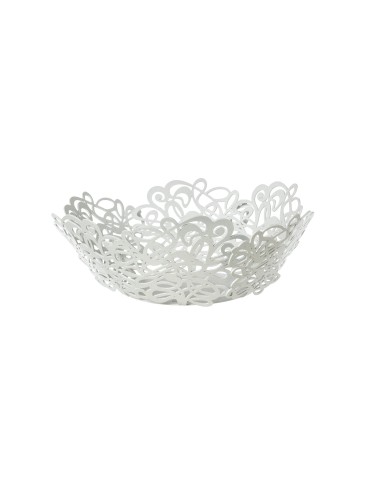 Arti & Mestieri - Centrotavola di design Scarabocchio piccolo-bianco marmo ∅ 28 x 10 cm di altezza