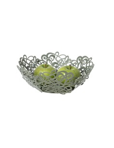Arti & Mestieri - Centrotavola di design Scarabocchio piccolo-bianco marmo ∅ 28 x 10 cm di altezza 2