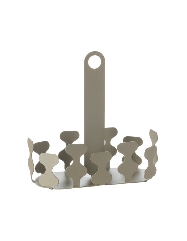 Arti & Mestieri - Porta bicchieri Nori-sabbia 20 x 8 x 20 cm di altezza