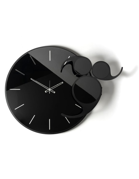 Arti & Mestieri - Orologio da parete Apostrofo-beige/crystal luxe bronzo-85 x 70 cm di altezza
