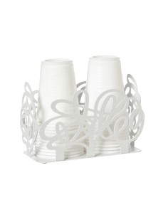 Arti & Mestieri - Porta bicchieri Scarabocchio-chantilly 16 x 8 x 10,5 cm di altezza 2