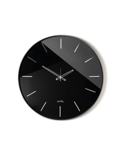 Arti & Mestieri - Orologio da parete Giotto 45-nero/crystal luxe nero-∅ 45 cm