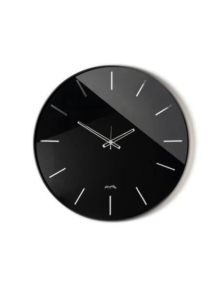 Arti & Mestieri - Orologio da parete Giotto 45-nero/crystal luxe nero-∅ 45 cm