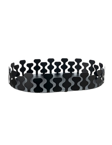 Arti & Mestieri - Vassoio moderno Nori nero 48 x 30 x 8 cm di altezza