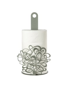 Arti & Mestieri - Porta rotolo da cucina Scarabocchio-chantilly ∅ 15 x 30 cm di altezza 2