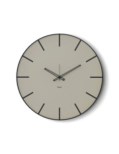 Arti & Mestieri - Orologio da parete moderno Symbol 45-nero/fango ∅ 45 cm 2