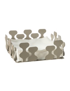 Arti & Mestieri - Portatovaglioli di design Nori-nero-17 x 17 x 7 cm di altezza 2