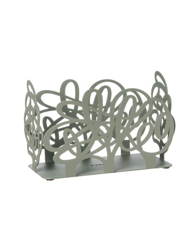 Arti & Mestieri - Porta bicchieri Scarabocchio-giada 16 x 8 x 10,5 cm di altezza