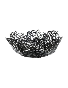 Arti & Mestieri - Centrotavola di design Scarabocchio grande-nero Ø38x13H