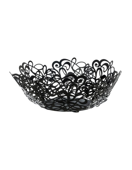 Arti & Mestieri - Centrotavola di design Scarabocchio grande-nero Ø38x13H