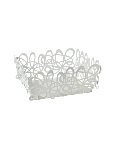 Arti & Mestieri - Portatovaglioli di design Scarabocchio-bianco marmo 17 x 17 x 9 cm di altezza