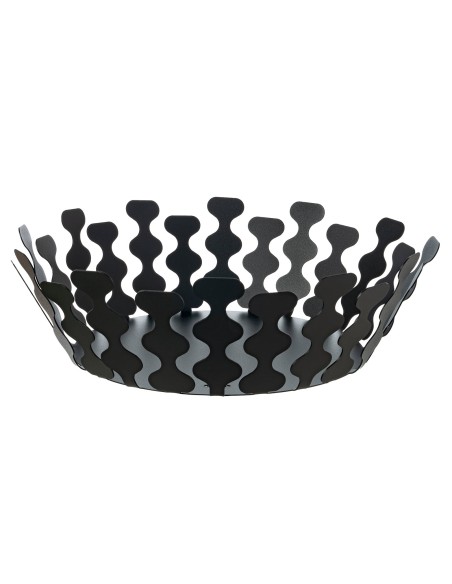 Arti & Mestieri - Centrotavola moderno Nori grande-nero-∅ 28 x 12 cm di altezza