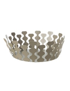 Arti & Mestieri - Centrotavola moderno Nori grande-sabbia ∅ 28 x 12 cm di altezza