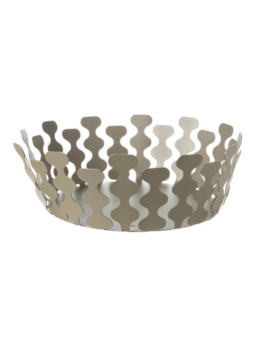 Arti & Mestieri - Centrotavola moderno Nori grande-sabbia ∅ 28 x 12 cm di altezza