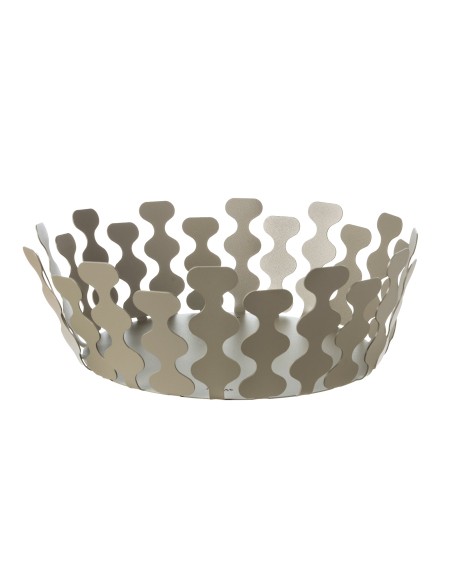 Arti & Mestieri - Centrotavola moderno Nori grande-sabbia ∅ 28 x 12 cm di altezza