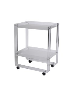 Vesta Home - Carrello Majordome·trasparente·61 X 41 X 78 H Th. Structure 15 Mm Th. Trays 5 Mm 2