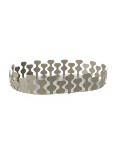 Arti & Mestieri - Vassoio moderno Nori-sabbia 48 x 30 x 8 cm di altezza