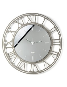 Arti & Mestieri - Orologio da parete Axis 90-fango/crystal luxe fumé ∅ 90 cm