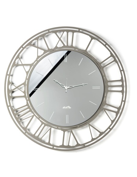 Arti & Mestieri - Orologio da parete Axis 90-fango/crystal luxe fumé ∅ 90 cm