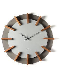 Arti & Mestieri - Orologio da parete particolare Timon-fango/alluminio ∅ 70 cm