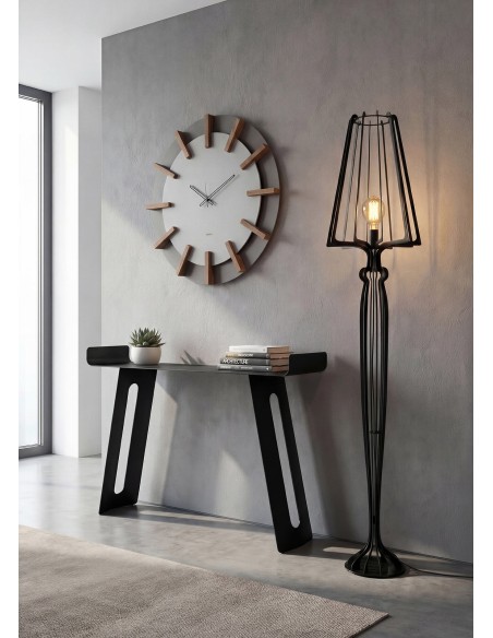 Arti & Mestieri - Orologio da parete particolare Timon-fango/alluminio ∅ 70 cm