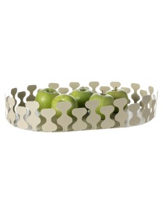 Arti & Mestieri - Vassoio moderno Nori bianco marmo 48 x 30 x 8 cm di altezza 2