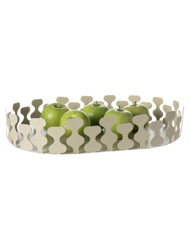 Arti & Mestieri - Vassoio moderno Nori bianco marmo 48 x 30 x 8 cm di altezza