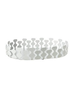 Arti & Mestieri - Vassoio moderno Nori bianco marmo 48 x 30 x 8 cm di altezza