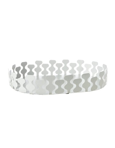 Arti & Mestieri - Vassoio moderno Nori bianco marmo 48 x 30 x 8 cm di altezza