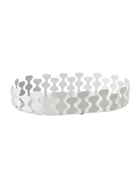 Arti & Mestieri - Vassoio moderno Nori bianco marmo 48 x 30 x 8 cm di altezza