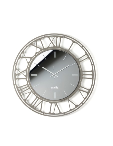Arti & Mestieri - Orologio da parete Axis 70-fango/crystal luxe fumé ∅ 70 cm