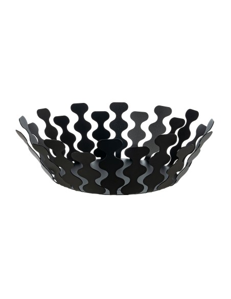 Arti & Mestieri - Centrotavola moderno Nori piccolo-nero-∅ 32 x 12,5 cm di altezza