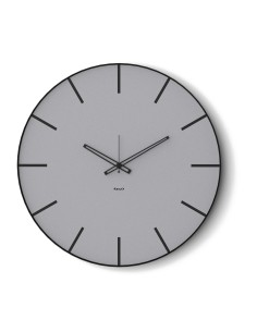Arti & Mestieri - Orologio da parete moderno Symbol 60-nero/alluminio-∅ 60 cm