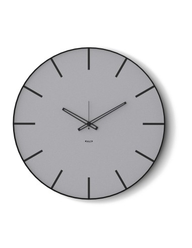 Arti & Mestieri - Orologio da parete moderno Symbol 60-nero/alluminio-∅ 60 cm