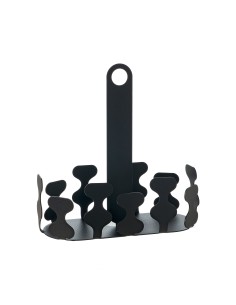 Arti & Mestieri - Porta bicchieri Nori-nero 20 x 8 x 20 cm di altezza