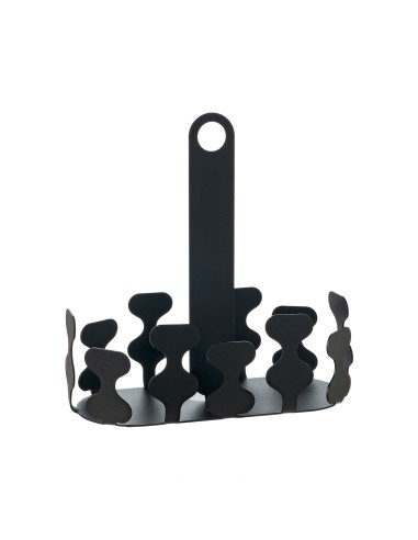 Arti & Mestieri - Porta bicchieri Nori-nero 20 x 8 x 20 cm di altezza