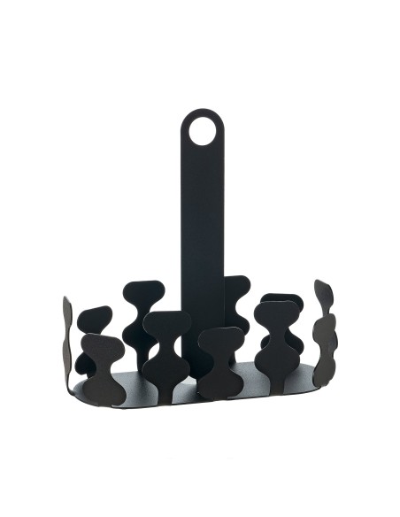 Arti & Mestieri - Porta bicchieri Nori-nero 20 x 8 x 20 cm di altezza