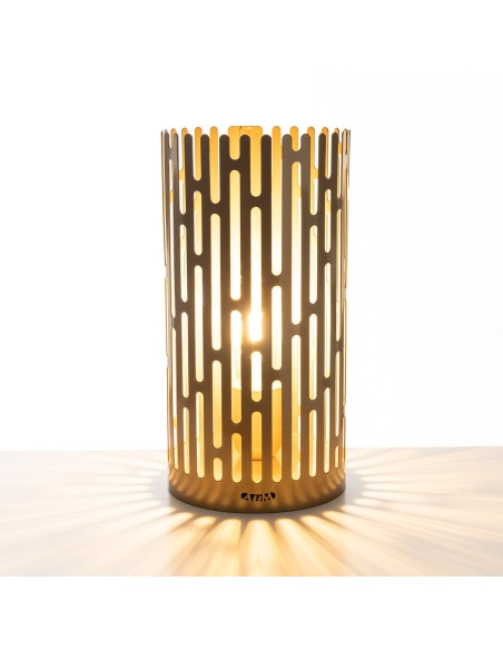 Arti & Mestieri - Lampada da tavolo Kamalea-oro laccato ⌀ 15x30 cm di altezza