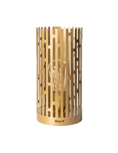 Arti & Mestieri - Lampada da tavolo Kamalea-oro laccato ⌀ 15x30 cm di altezza