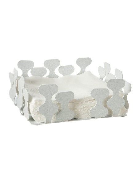 Arti & Mestieri - Portatovaglioli di design Nori-giada 17 x 17 x 7 cm di altezza